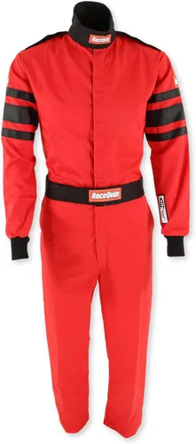 Vista 13 de RaceQuip® 110002RQP 110 Series Traje de conducción de 1 pieza - SFI 3.2A/1 - Negro - Pequeño