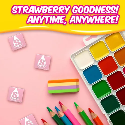 Vista 5 de Starburst - Caramelos masticables totalmente rosados, 1 libra, aproximadamente 90 caramelos de fresa, dulces a granel envueltos individualmente