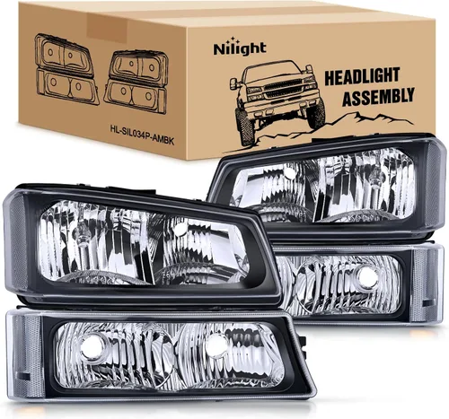 Vista 26 de Nilight Conjunto de luz trasera para Chevy Silverado 1500 1500HD 2500 2500 2500HD 3500 2007 Chevrolet Classic OE estilo pasajero lámpara trasera