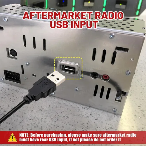 Vista 5 de RED WOLF Arnés de cableado de retención de puerto USB de fábrica para radio de coche Compatible con 2011-2022 Subaru WRX Impreza Forester Outback