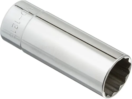 Vista 11 de Williams JHWMD-1216 SUPERTORQUE - Enchufe SAE de 1/4 pulgadas de profundidad, 12 puntos, tamaño de 1/2 pulgada, acabado cromado altamente pulido
