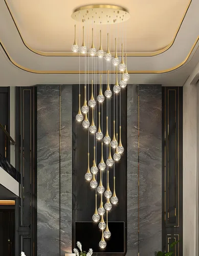 Vista 21 de Lámparas colgantes modernas para isla de cocina, LED, regulable, cristal glamuroso, iluminación colgante de techo para comedor, pasillo, dormitorio
