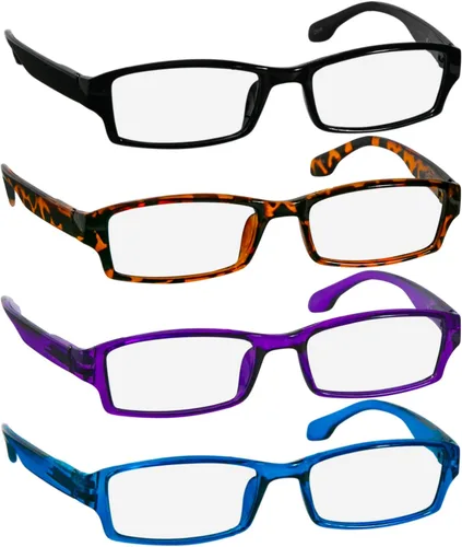Vista 10 de TruVision Readers Gafas de lectura, bisagras de resorte cómodas para hombres y mujeres, 9501HP