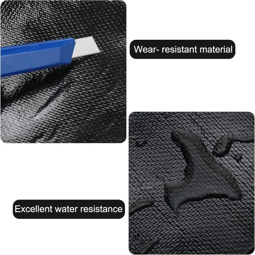 Vista 6 de RealPlus Cinta impermeable para el vientre de 4 x 50 pies, cinta impermeable para el vientre con adhesivo de sellado permanente para caravana