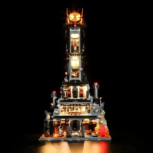 Vista 3 de LIGHTAILING Luz para Lego-10333 Barad-dûr – Kit de iluminación LED compatible con modelo de bloques de construcción Lego – no incluye el juego