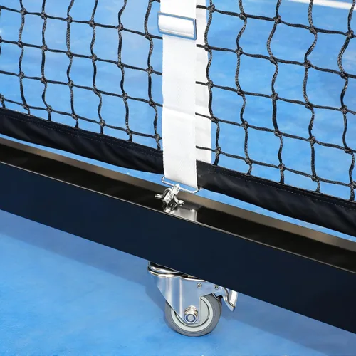 Vista 6 de Postes de pickleball portátiles para práctica, sistema de poste de red de pickleball, postes de pickleball de aleación de aluminio de 22 pies