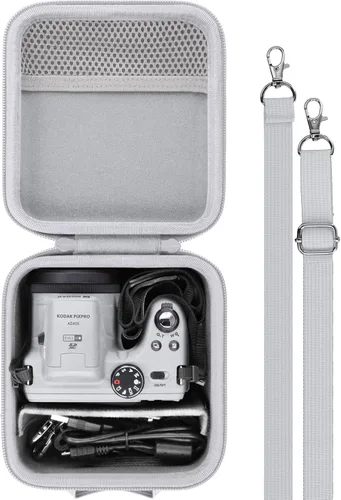 Vista 11 de Estuche para Cámara Compatible con KODAK PIXPRO AZ405/AZ425/AZ255/AZ401/AZ528 Cámara Digital para Vlogging, Estuche Negro