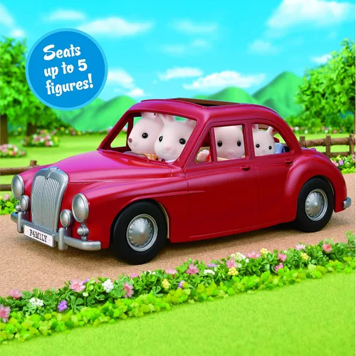 Vista 2 de Calico Critters - Auto de Crucero Familiar para Muñecas, Vehículo de Juguete con Asientos para hasta 5 Figuras Coleccionables