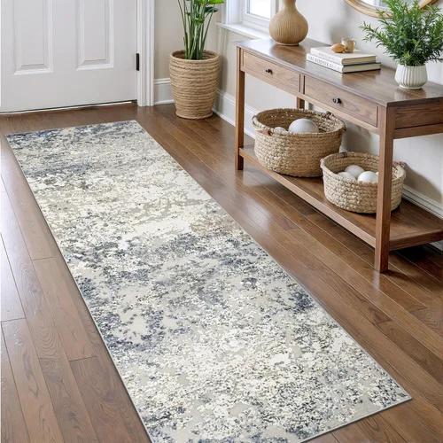 Vista 30 de Art&Tuft Alfombra Lavable, Alfombras de Área Abstractas con Respaldo Antideslizante, Alfombras Resistente a Manchas para Sala de Estar, Alfombra