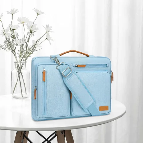 Vista 3 de MOSISO Bolsa de hombro protectora 360 para laptop, bolsa de computadora de 13 a 13.3 pulgadas compatible con MacBook, HP, Dell, Lenovo, Asus