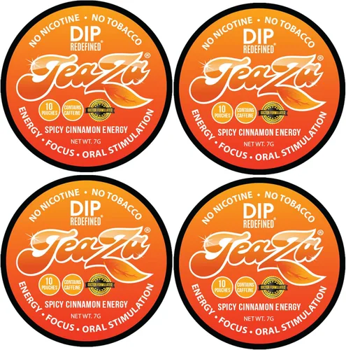 Vista 12 de Teaza Bolsas energéticas a base de hierbas, tabaco alternativo y inmersión saludable, sin cafeína, sin tabaco, masticable, sabor a menta crujiente