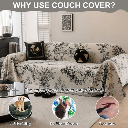 Vista 388 de VClife - Funda para sofá de 3 plazas o en forma de L, antideslizante, lavable, apta para perros, suave, protectora, que no se frisa, negro, 71 x 134