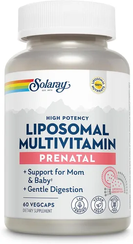 Vista 12 de SOLARAY Multivitamínico liposomal para mujeres 50 Plus, absorción mejorada con hierro, vitamina D, vitamina C, B12, biotina y más, apoyo