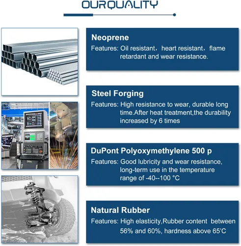 Vista 4 de ECCPP - 2 rótulas inferiores RWD solo - 2005-2019 para Chrysler 300 2008-2019 para Dodge Challenger 2006-2019 para Dodge Charger 2005-2008