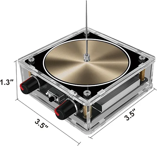 Vista 5 de Kit de Bobina de Tesla de Estado Sólido Bluetooth Musica 10 Cm Bobina de Tesla de Estado Sólido Kit Bobina de Rayo Artificial Tactil Energía