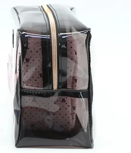 Vista 3 de Impressions Vanity - Juego de 2 bolsas de mano de Minnie Mouse de Disney, resistentes al agua, con cremallera, para guardar brochas de maquillaje