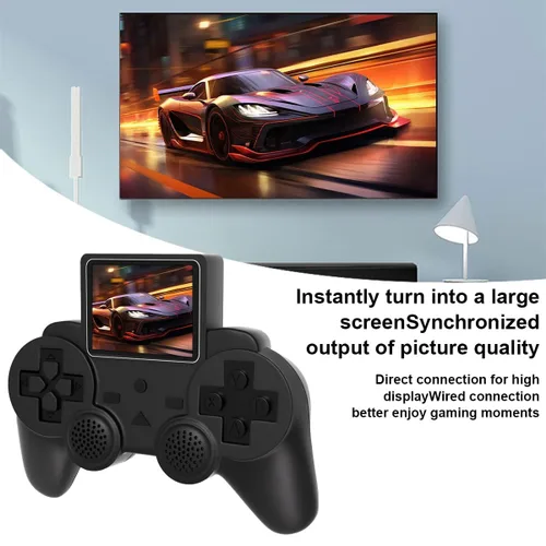 Vista 2 de Polaring S10 Handheld Game Console, 2.4-inch HD Color Screen Retro Gaming Console,520 Classic Games,Portable Video Game Player for Kids and Adults