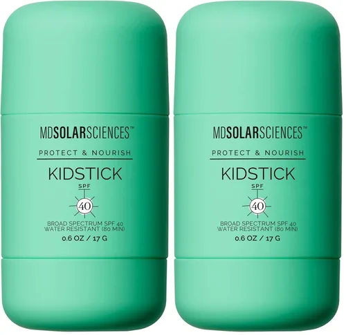 Vista 8 de MDSolarSciences Mineral KidStick SPF 40 Protector solar suave en barra para niños Óxido de zinc, vitaminas C y E Fácil de poner, amplio