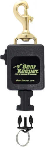 Vista 4 de Gear Keeper Locking Large Scuba Dive Light & Camera Retractor - Scuba Gear with Heavy-Duty Snap Clip Mount & QC-II Split Ring Accessory - Scuba