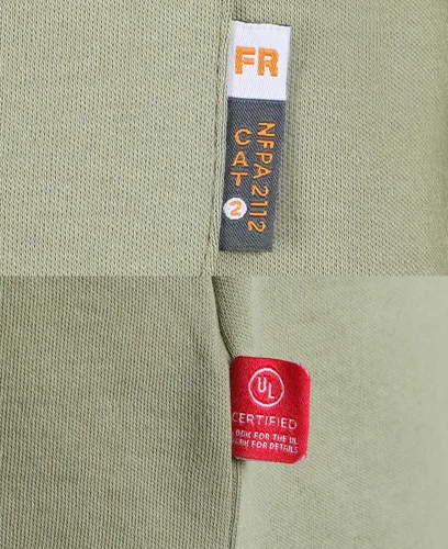 Vista 48 de KONRECO Camisas FR para hombres de manga larga Henley 7oz 100% algodón FRC camisa de soldadura de ropa