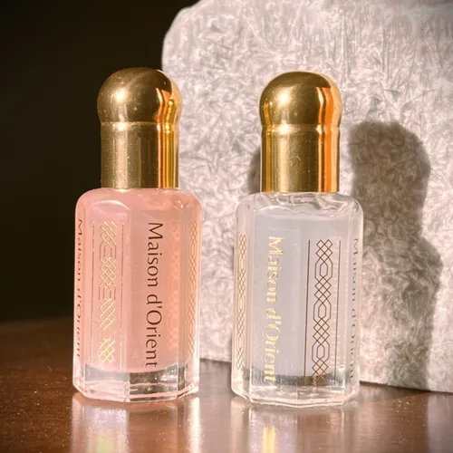 Vista 8 de Maison d'Orient MUSK TAHARA 0.4 fl oz Perfume de aceite de almizcle blanco y aceite corporal para mujeres Aceite de perfume árabe Aceite