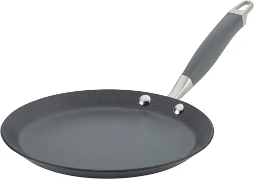 Vista 12 de Anolon Advanced - Sartén antiadherente anodizada dura para el hogar, 9.5 pulgadas, bronce
