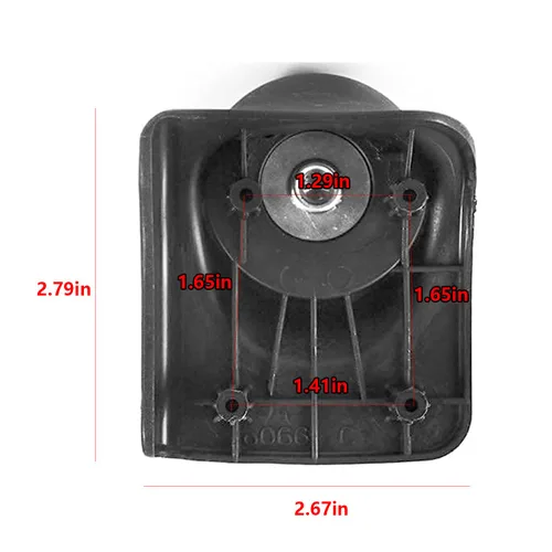Vista 2 de Ruedas de repuesto de equipaje, ruedas de repuesto para maleta giratoria de 360, repuesto de ruedas de equipaje para maleta de camión, 2