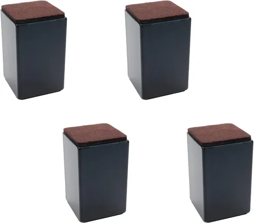 Vista 11 de Elevadores autoadhesivos de 2 pulgadas para cama y muebles, elevadores de acero para muebles o camas pesados, elevadores de mesa, redondos