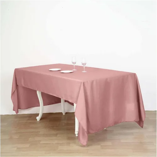 Vista 110 de Efavormart - Mantel rectangular, 60 x 102 pulgadas, resistente a las manchas y a las arrugas, lavable, mantel decorativo oblongo de tela de Amatista