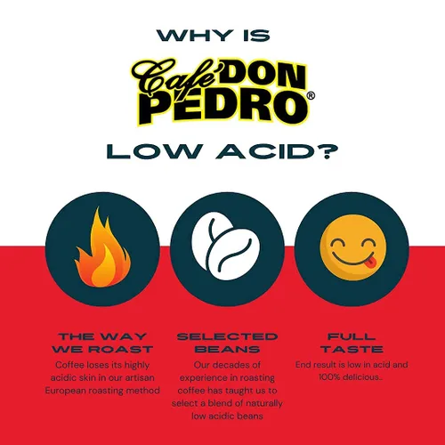 Vista 6 de Cafe Don Pedro Breakfast Blend - Cápsulas de café bajas en ácido para Keurig K-cup -72 K Cups - Tostado medio, naturalmente bajo AcdC Coffee K Cups