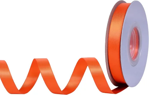 Vista 94 de YAMA Cinta de satén de doble cara, 1 1/2 pulgadas, 25 yardas para envolver regalos, color negro