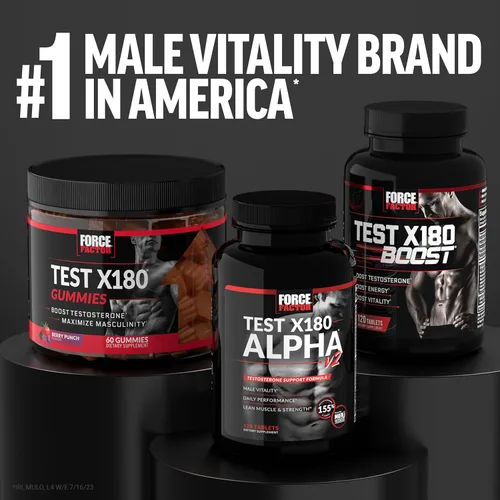 Vista 9 de Force Factor Suplemento potenciador de óxido nítrico Hardcore para hombres con L-citrulina, yohimbe, maca negra y vitaminas B para aumentar