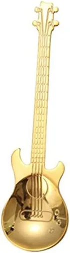 Vista 10 de COMIART - Cucharas de café, cucharaditas, cuchara de hielo de postre, cuchara de azúcar, utilizada para mezclar mezclas, cuchara de guitarra