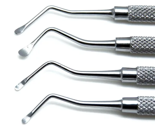 Vista 3 de NUEVOS INSTRUMENTOS PREMIUM INSTRUMENTS Dental Lucas Curetas 85, 86, 87, 88 Instrumentos quirúrgicos de acero inoxidable de doble extremo