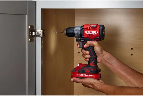 Vista 7 de CRAFTSMAN V20 Kit de taladro/destornillador de 1/2 pulgada con 2 baterías y cargador (CMCD725D2)