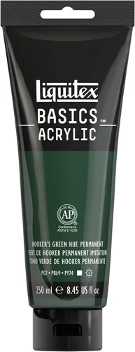 Vista 111 de Liquitex BASICS Pintura Acrílica, Tubo de 250ml (8.5 oz), Azul Ftalocianina