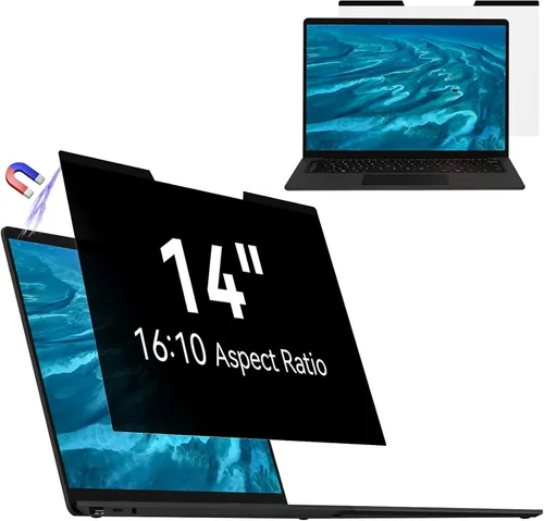 Vista 18 de Mamol Pantalla magnética de privacidad para Surface Pro 7 Plus/7/6/5/4/3 de 12.3 pulgadas, filtro de luz azul antideslumbrante extraíble, protector