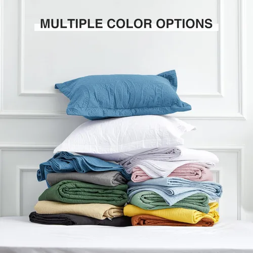 Vista 169 de Edredón de cama tamaño queen Love's cabin, color azul, para cama de verano, de microfibra ligera, estilo moderno, para todas las estaciones, 3