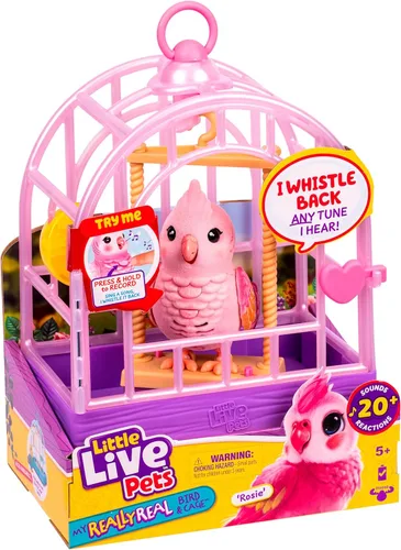 Vista 9 de Little Live Pets Nova The Li'l Chameleon, juguete interactivo iluminado para mascotas con más de 30 sonidos y detección de ritmos, juguetes