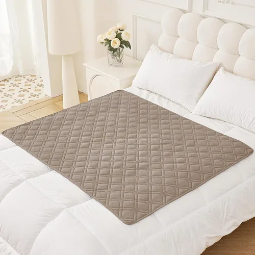Vista 65 de Smiry Funda impermeable para cama de mascota, suave y lavable, para cama, sofá, reversible, perros pequeños, medianos, grandes, gatos, diseño