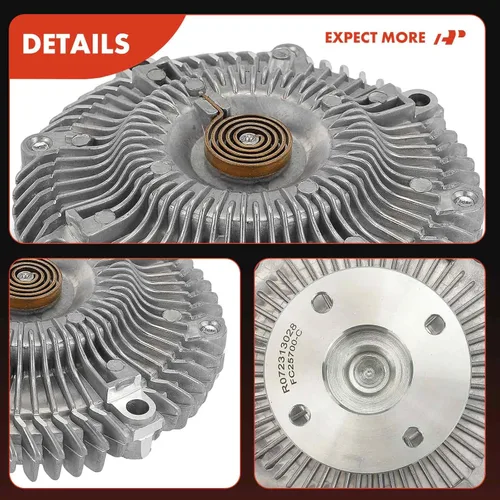 Vista 7 de A-Premium Embrague del ventilador de refrigeración del motor compatible con Nissan Frontier 1998-2004, Maxima 1981-1983, Pickup 1994-2004, Xterra
