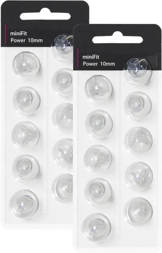 Vista 8 de Cúpulas para audífonos Oticon de repuesto, cúpulas Oticon Minifit Power (6 mm/2 paquetes), cúpulas universales para suministros de audífonos Oticon.