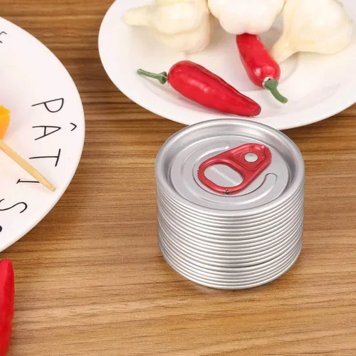 Vista 6 de Aislor Fundas para tapas de latas, cubierta protectora de anillo para latas de soda, cubierta protectora para latas de bebidas, color rojo, 20