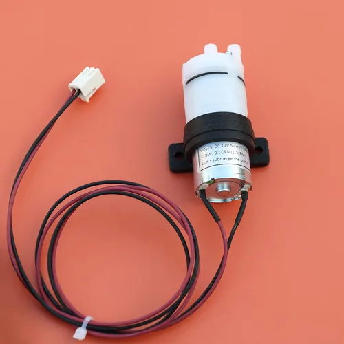 Vista 8 de CrocSee DC 12V Mini bomba de transferencia de agua dulce de diafragma autocebante de grado alimenticio 1.3LPM, bomba de repuesto para máquina