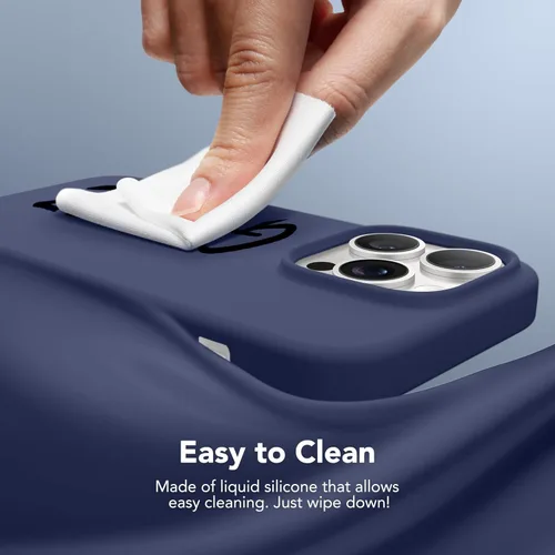 Vista 1604 de GONEZ Funda magnética para iPhone 14, compatible con Magsafe, con protector de pantalla + protector de cámara, forro de microfibra antiarañazos