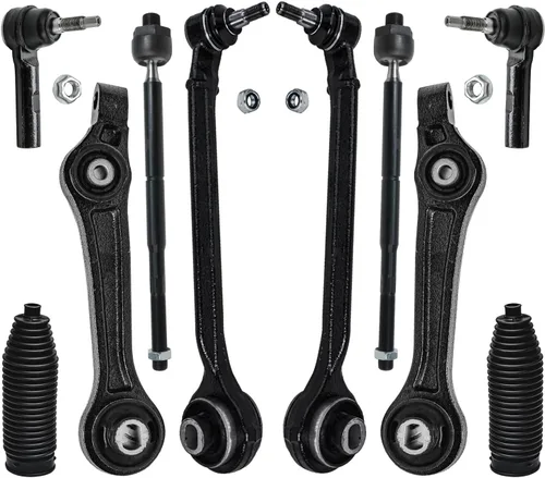 Vista 632 de Detroit Axle - Kit de suspensión delantera de 10 piezas para Hyundai Accent 2006-2011, 2 brazos de control inferiores, 4 barras de acoplamiento