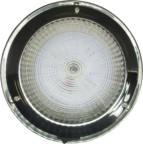 Vista 10 de Pactrade Marine Luz de Cúpula 12V - Lente de 3 Pulgadas, LED Blanco Cálido Luz de Barco de Acero Inoxidable con Interruptor de Palanca Integrado