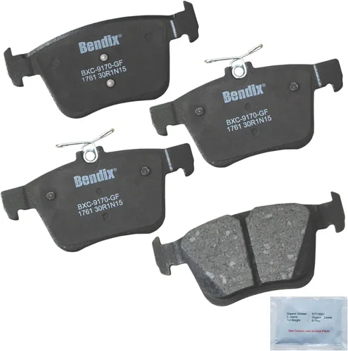 Vista 280 de Pastillas de Freno Traseras Cerámicas Bendix Priority1 CFC1510 para INFINITI QX56 2013-2011, QX80 2024-2014, Nissan Armada 2023-2017