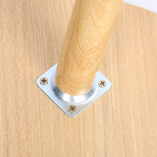Vista 7 de Mesa de centro pequeña, mesa de té moderna de mediados de siglo para sala de estar, mesa de centro de exhibición minimalista, mesa de madera ovalada