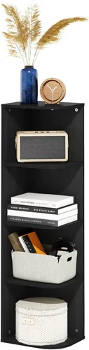 Vista 91 de Furinno - Estantería de cubos de 4 niveles serie Luder para libros y almacenamiento, color verde y blanco